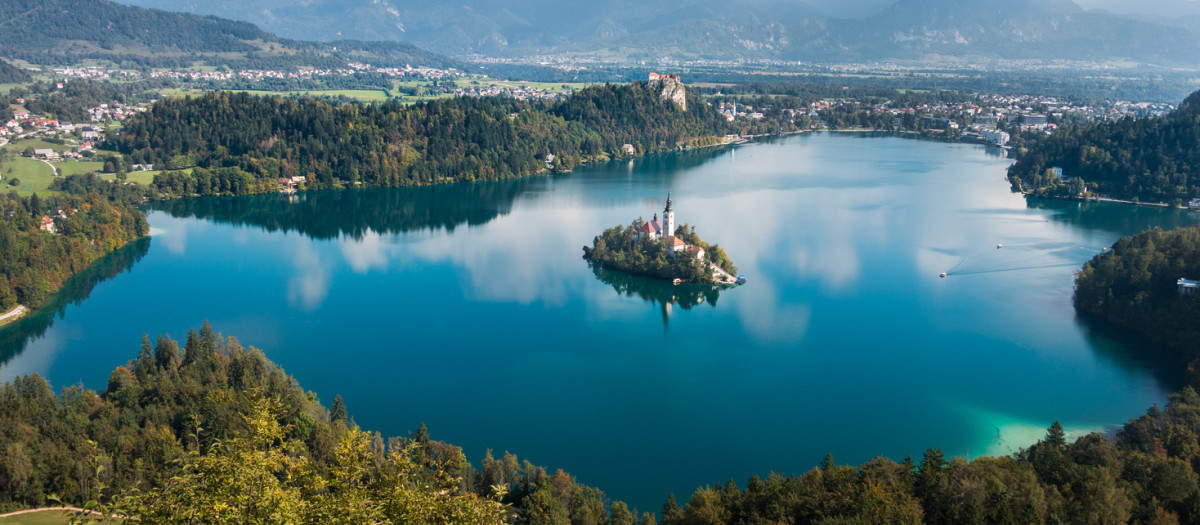El lago Bled es una de las imágenes más reconocibles de Eslovenia