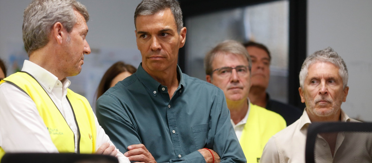 (Alfonso Rueda y Pedro Sánchez