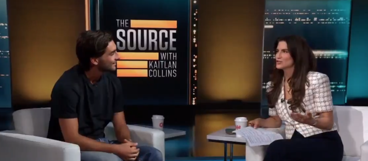 Ferran durante su entrevista en la CNN