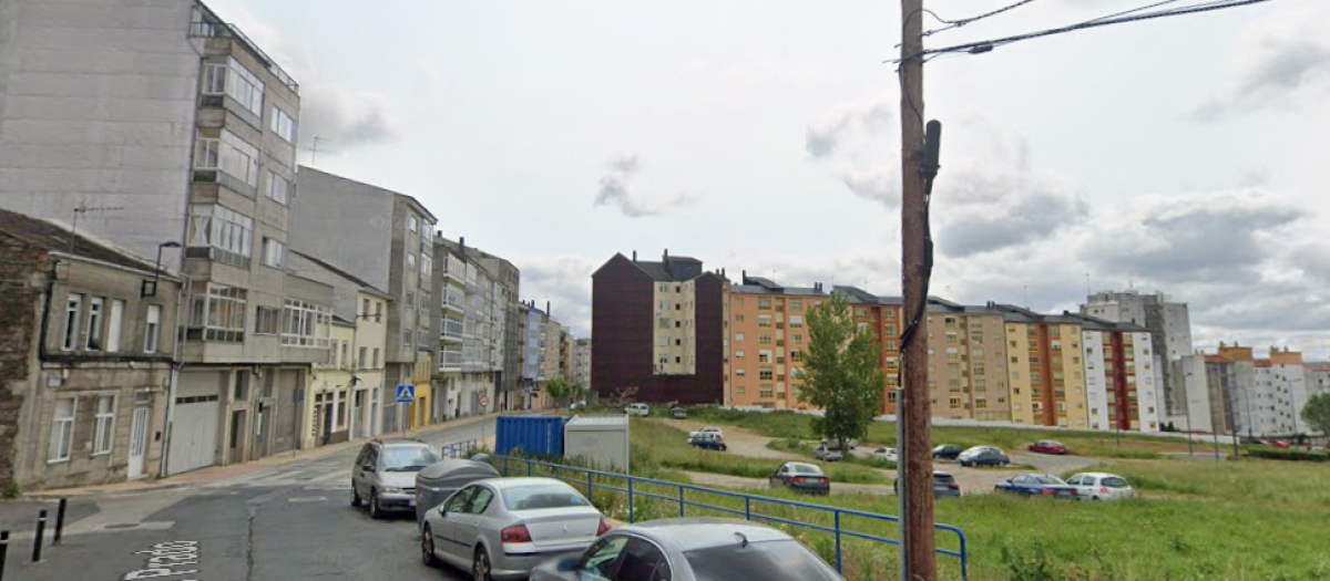 Calle donde se encuentra el inmueble okupado