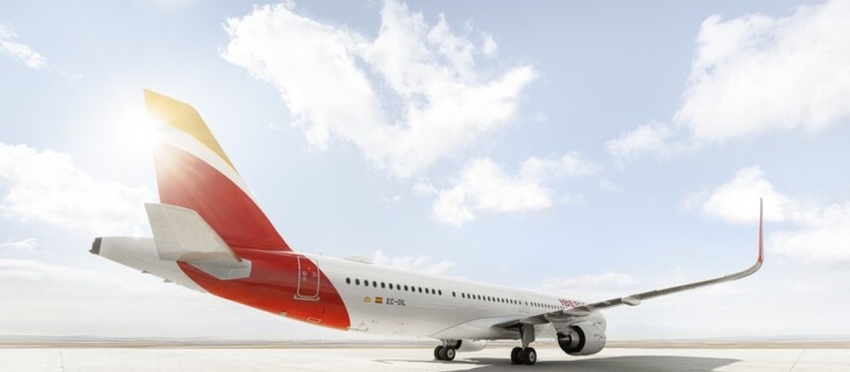 Imagen de archivo de un avión de la compañía Iberia