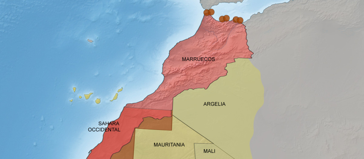 Mapa del Gran Marruecos