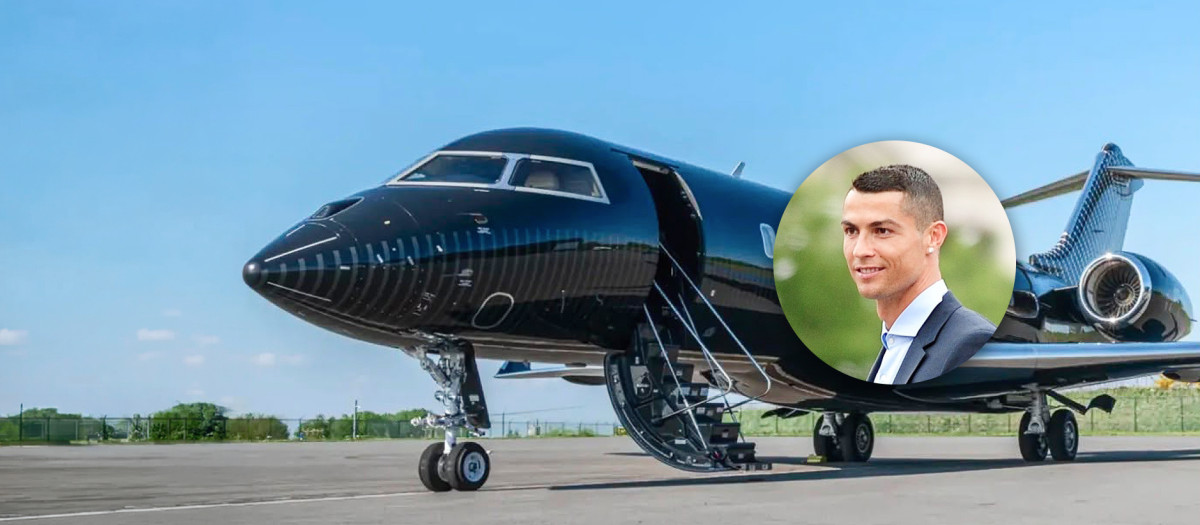El Bombardier Global Express XRS de Cristiano Ronaldo