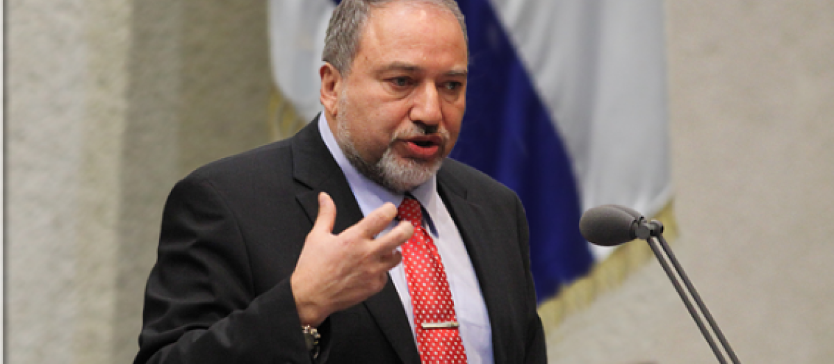 Avigdor Liberman, miembro del Knesset de Israel