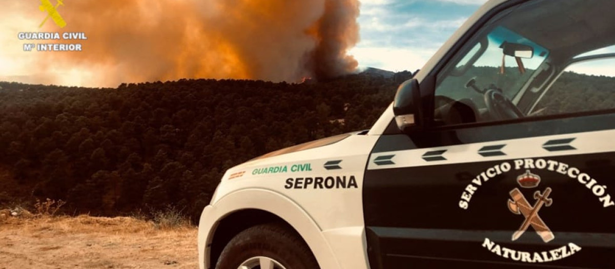 La Guardia Civil ha descubierto al autor del incendio de Berrocal de Huebra, en Salamanca