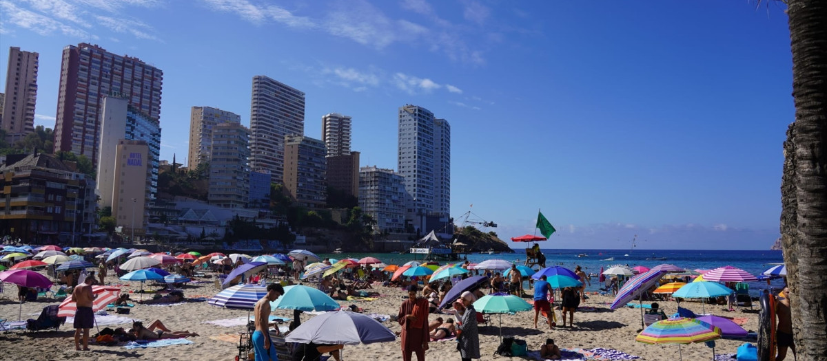 Imagen de la bahía de Benidorm

REMITIDA / HANDOUT por GVA
Fotografía remitida a medios de comunicación exclusivamente para ilustrar la noticia a la que hace referencia la imagen, y citando la procedencia de la imagen en la firma
06/8/2026