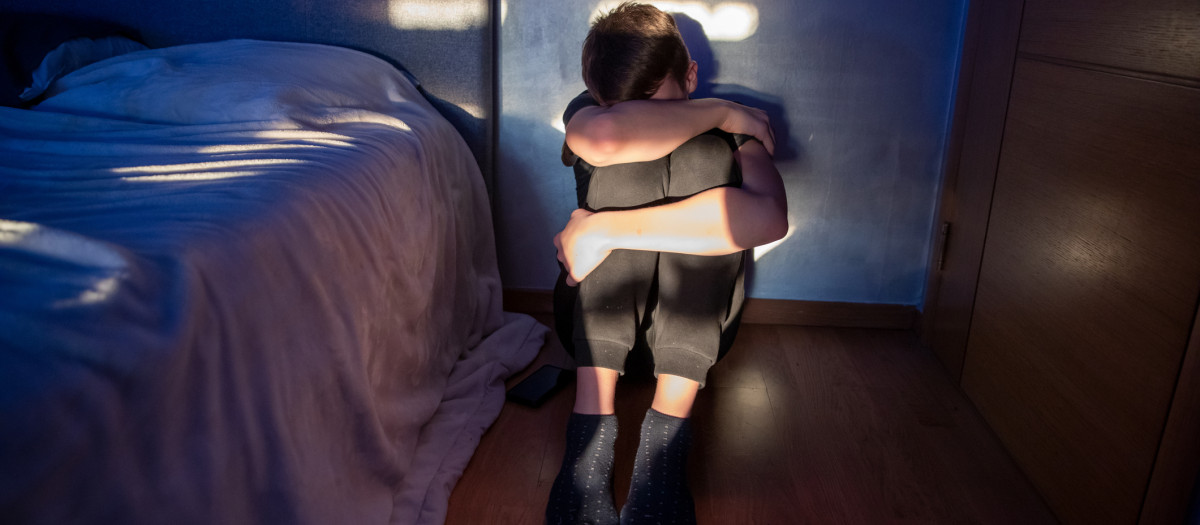 Adolescente con problemas de salud mental