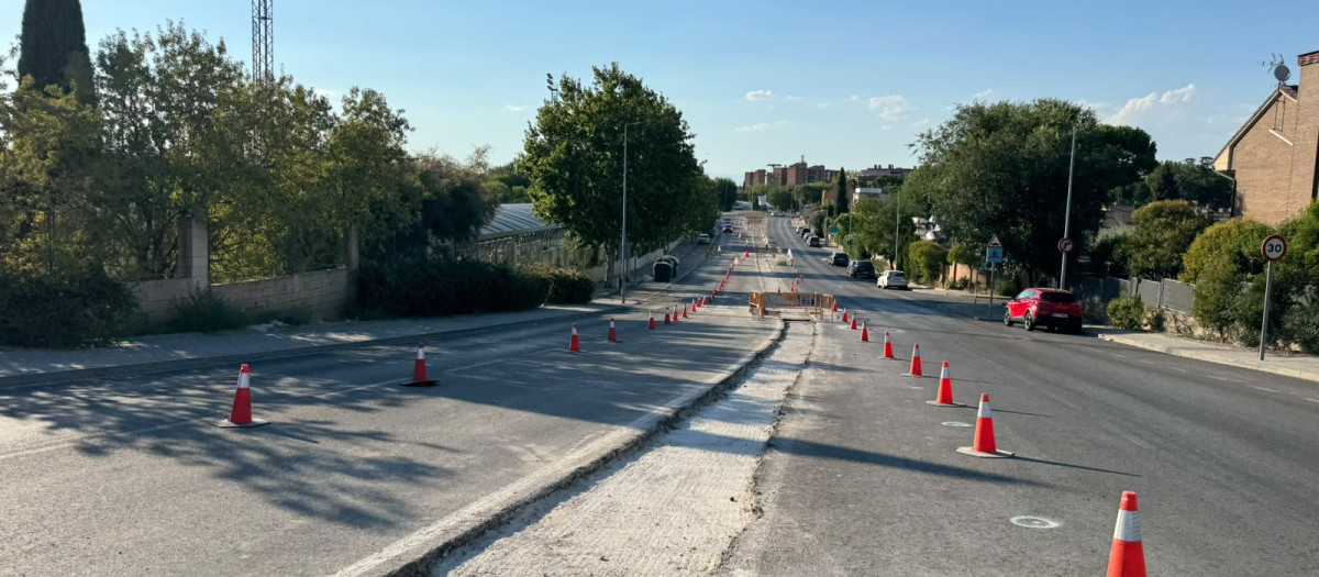 Imagen de la calle Junkal, en Rivas-Vaciamadrid