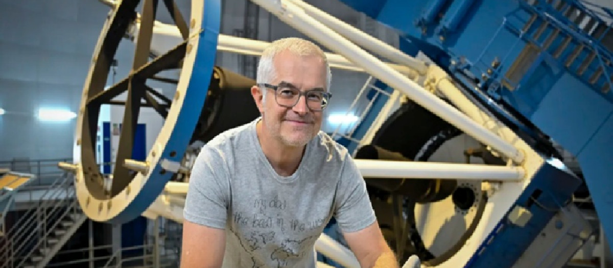 El astrónomo francés que trabaja en el Observatorio de Calar Alto, es uno de los más prestigiosos de Europa