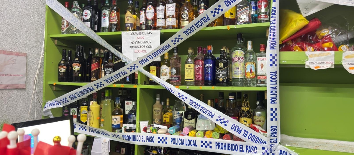 Imagen de las bebidas precintadas