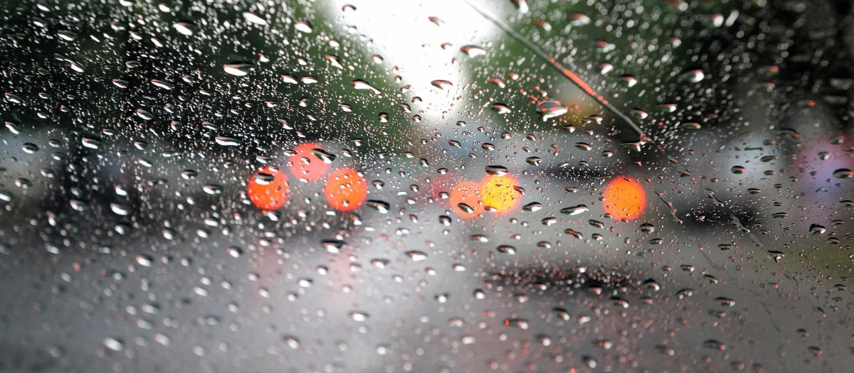 Imagen de archivo de un día de lluvia