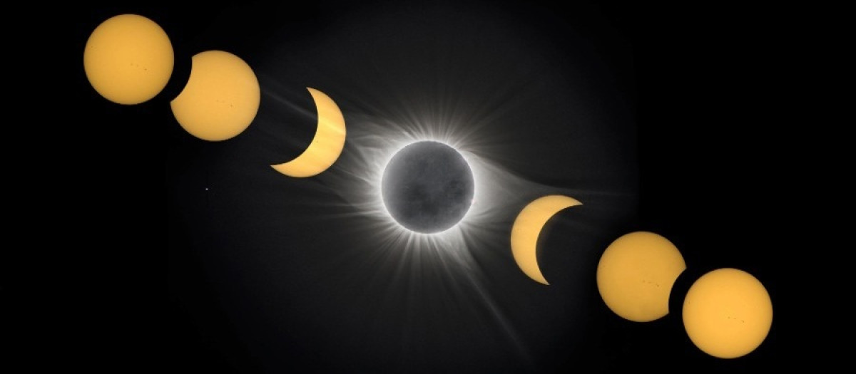 Eclipse solar.

REMITIDA / HANDOUT por AYUNTAMIENTO DE CARIÑENA
Fotografía remitida a medios de comunicación exclusivamente para ilustrar la noticia a la que hace referencia la imagen, y citando la procedencia de la imagen en la firma
10/8/2026