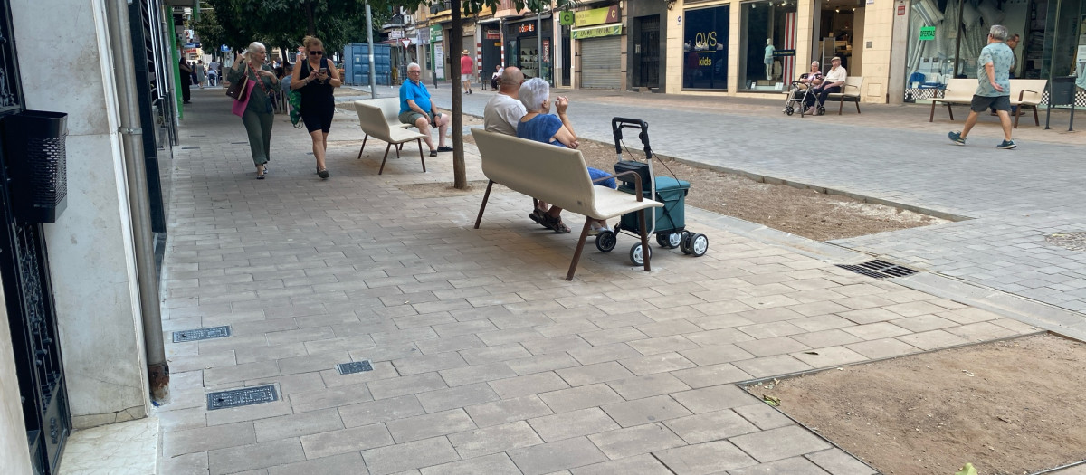 Aspecto final de la avenida de La Viñuela