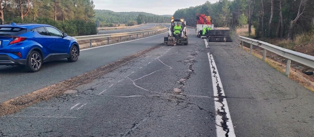 Con la carreteras destrozadas es difícil hablar de seguridad vial