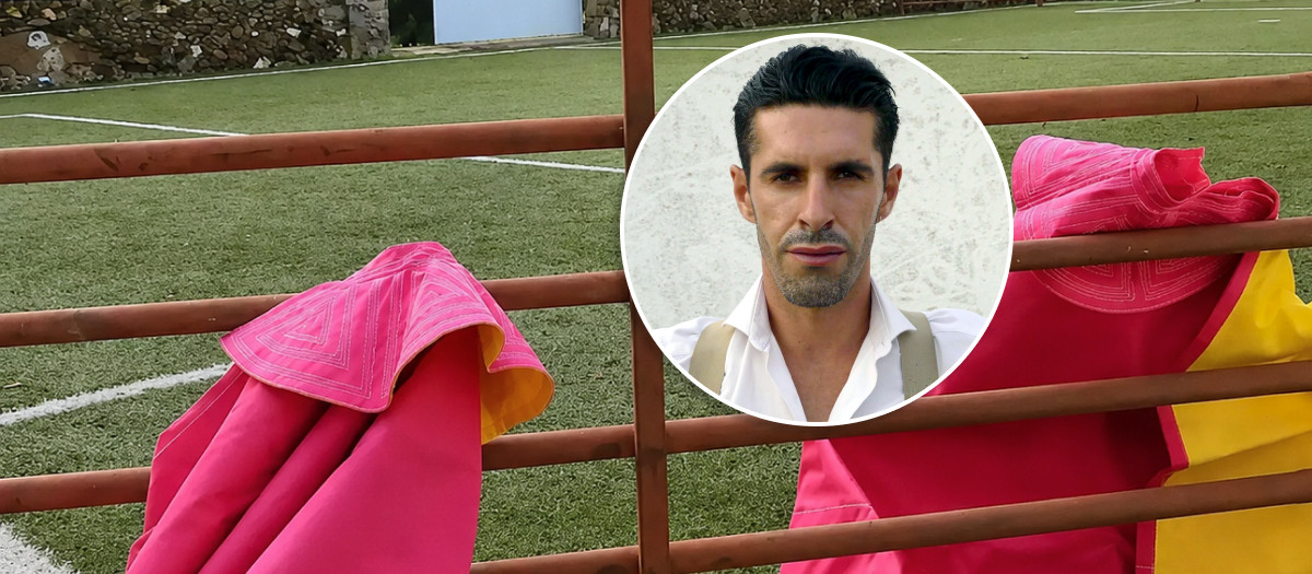 El campo de fútbol de la finca de Talavante