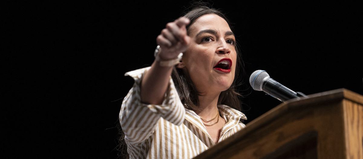 Alexandria Ocasio-Cortez (AOC), congresista demócrata por el Estado de Nueva York