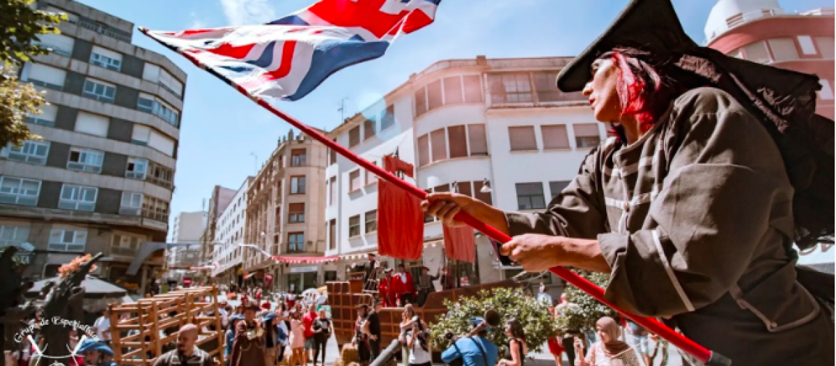 Fiesta corsaria en Marín (Pontevedra)