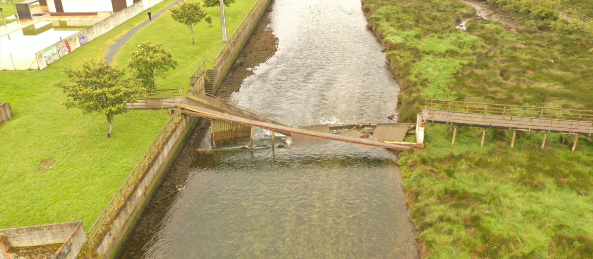 Río Belelle hace dos años