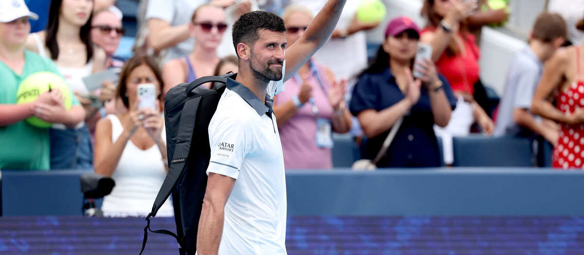 Novak Djokovic se despide del Masters 1000 de Cincinnati