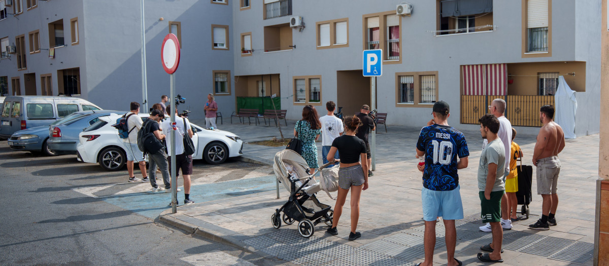 Lugar donde ha ocurrido el tiroteo en Isla Cristina (Huelva)