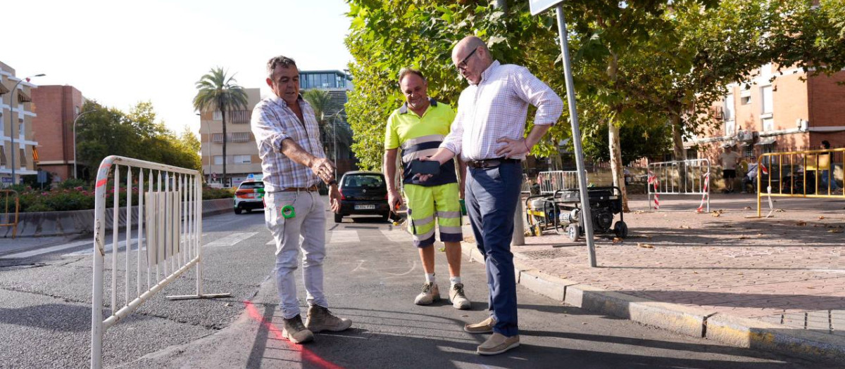 Obras de mejora de pasos de peatones