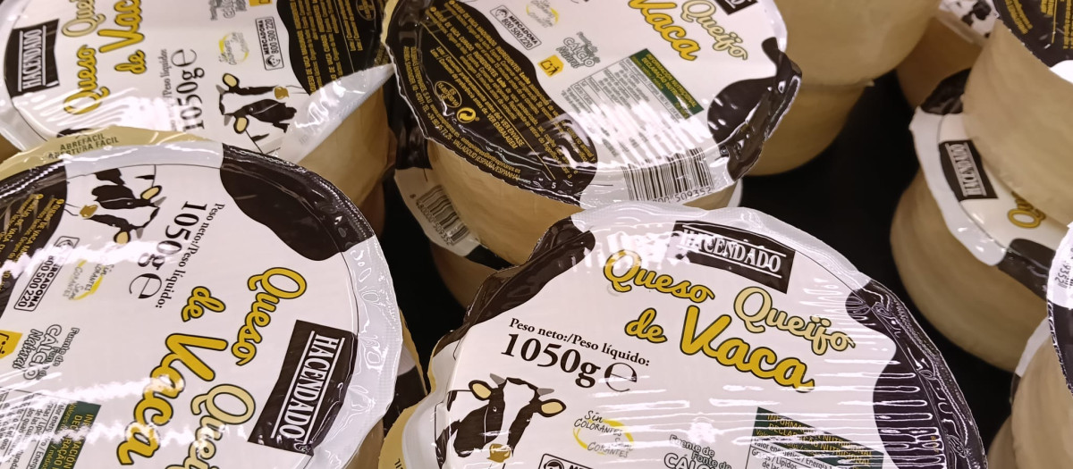 Imagen del queso tierno de vaca de Mercadona.