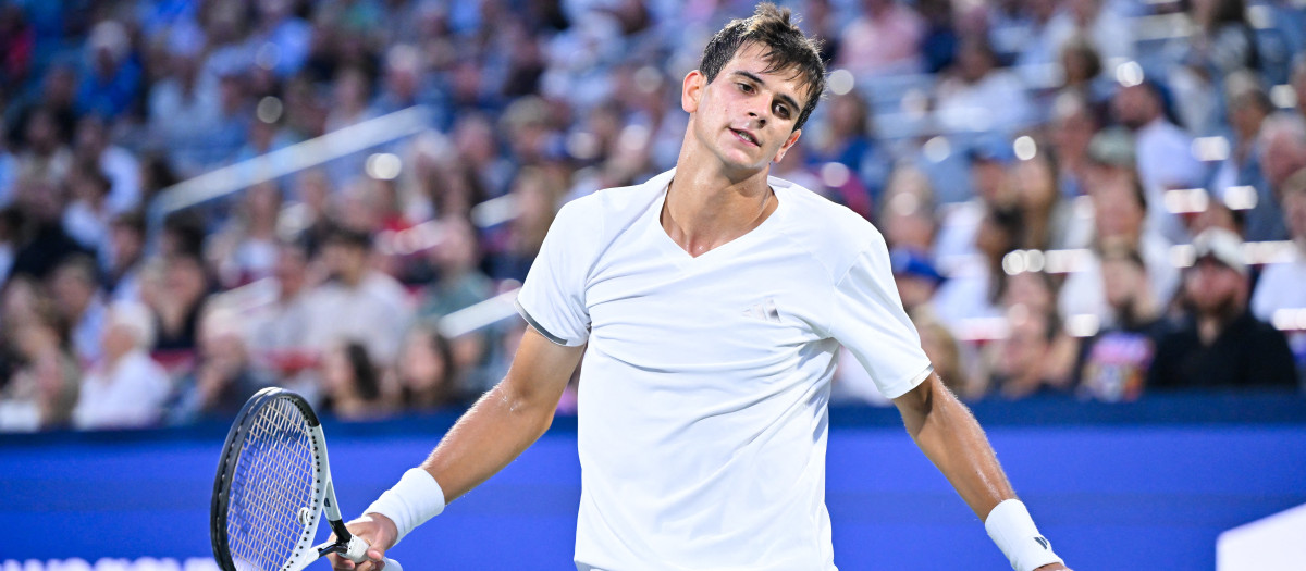 Rafa Jódar, lamenta un punto fallado en el Masters 1000 de Cincinnati