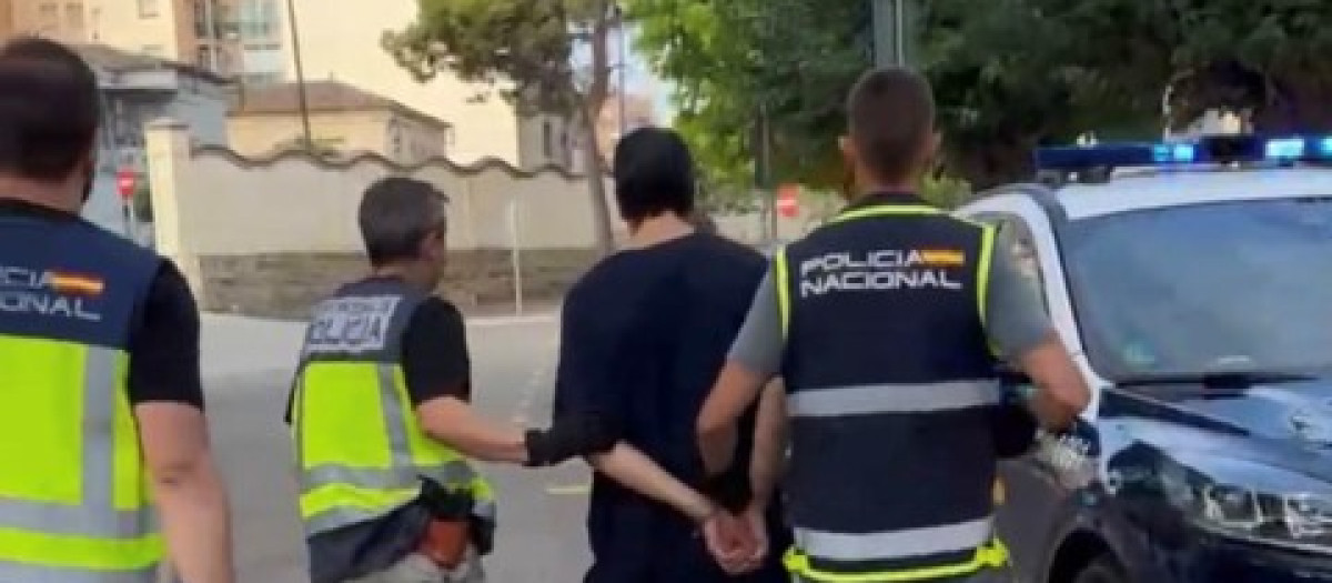 El fugitivo detenido por la Policía Nacional