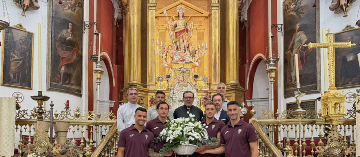 La representación del Córdoba ante el Custodio de Córdoba, San Rafael