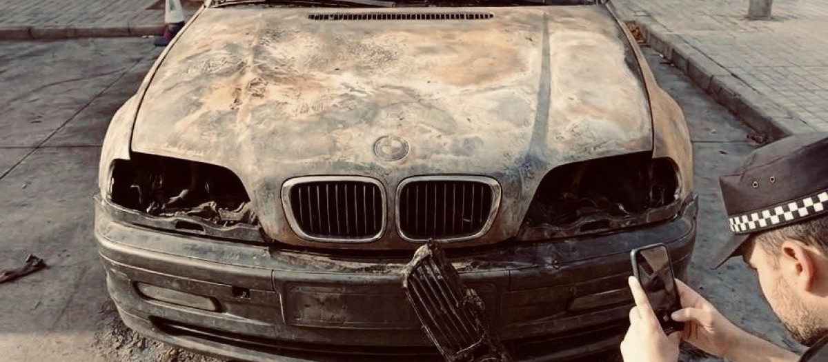 Vehículo abandonado en Córdoba