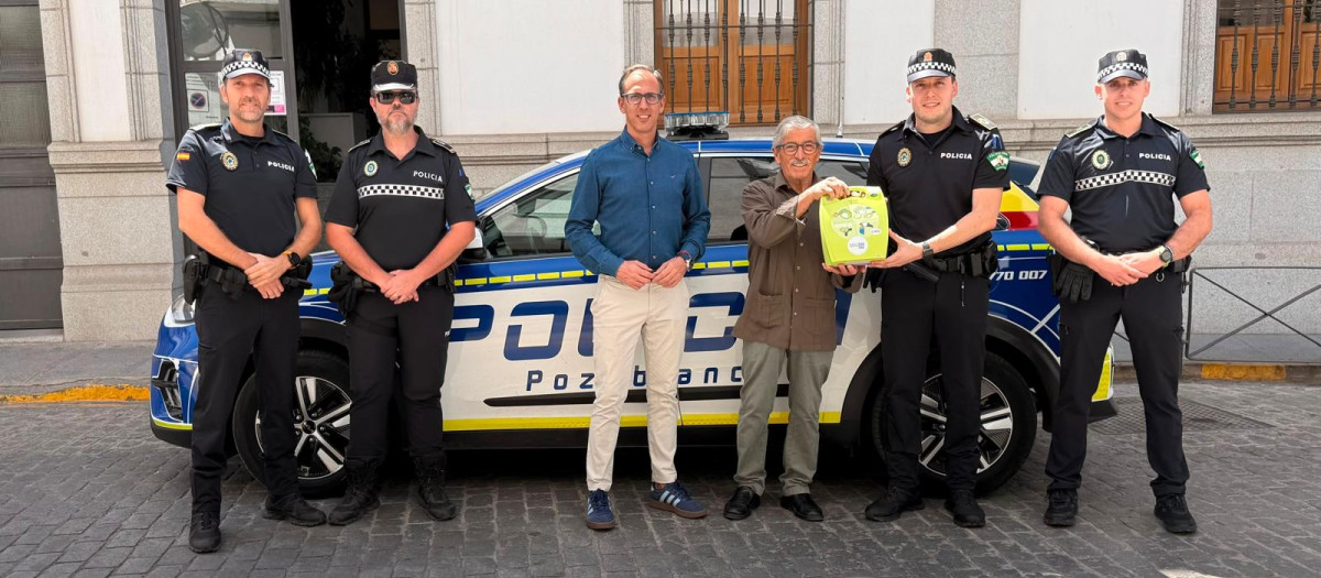 La Policía Local de Pozoblanco añade un desfibrilador