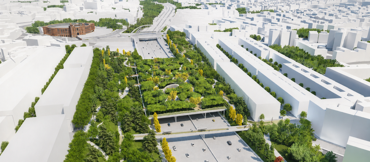 Recreación del futuro Parque Ventas