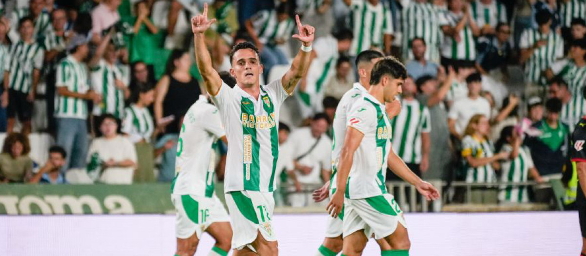 Diego Bri celebrando su tanto, a la postre decisivo