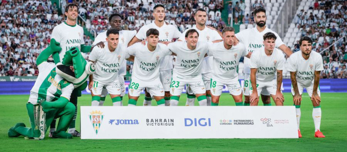 Los jugadores del Córdoba se acordaron de su compañero Jacobo, lesionado