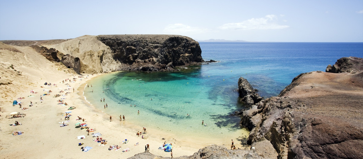 Playa Papagayo, en Lanzarote