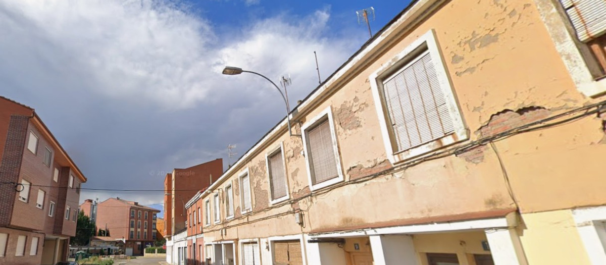 Calle Santa Teresa de la localidad de Veguellina de Órbigo