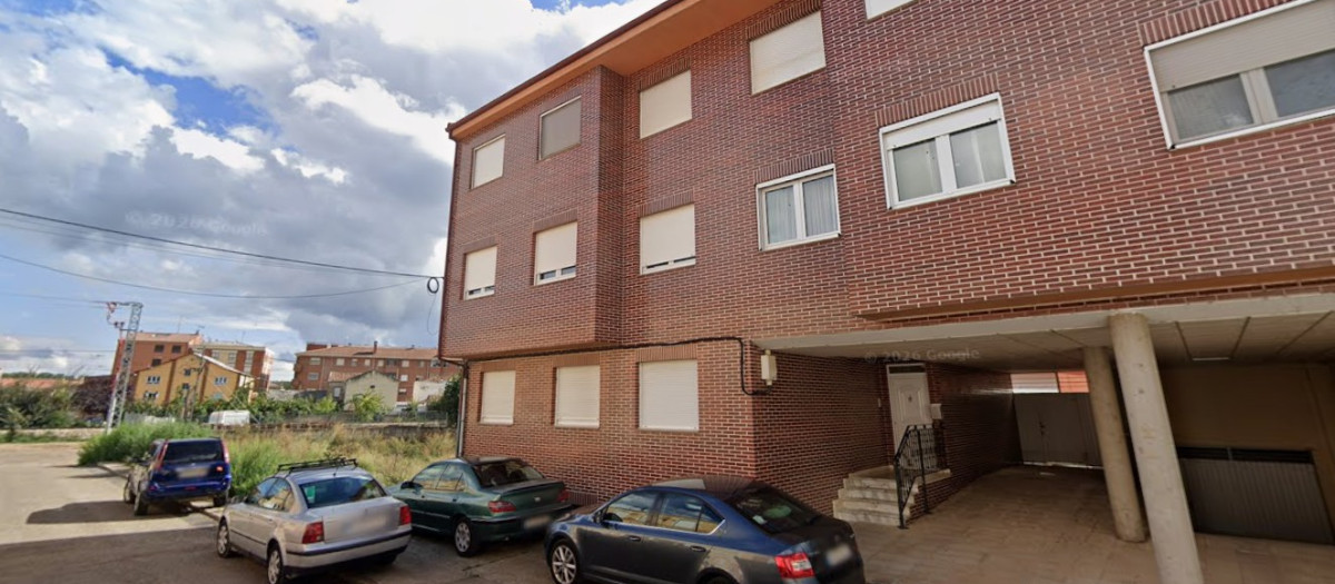 Calle Santa Teresa de la localidad leonesa de Veguellina de Órbigo