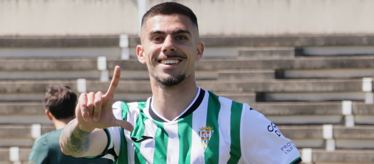 Dani Lidueña, el último jugador que ha cedido a otro club el Córdoba