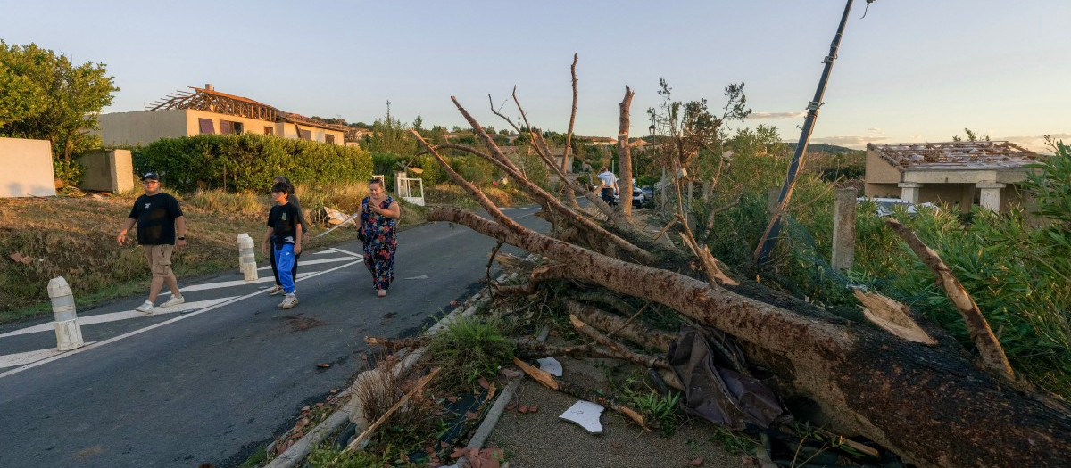 Daños provocados por el tornado