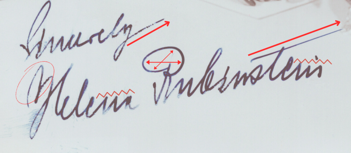 Firma de Helena Rubinstein