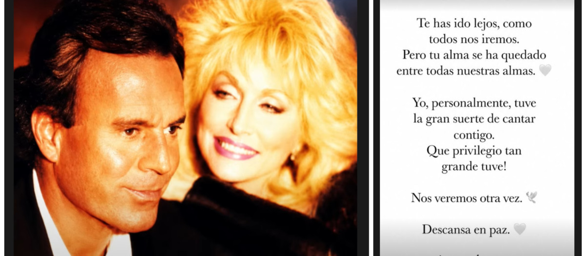 Dolly Parton y Julio Iglesias