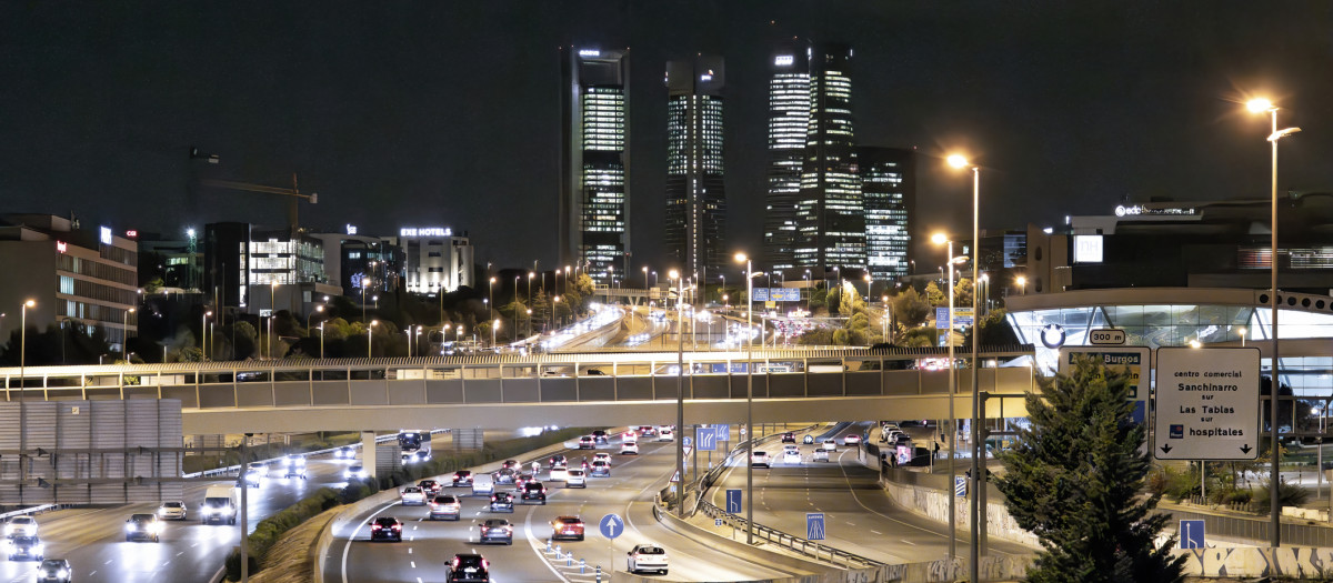 Vista panorámica de la M-30