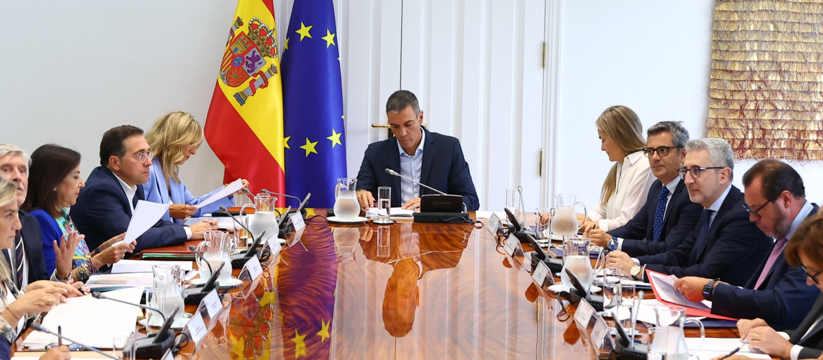 El presidente del Gobierno, Pedro Sánchez, ha presidido este martes la reunión extraordinaria del Consejo de Seguridad Nacional,