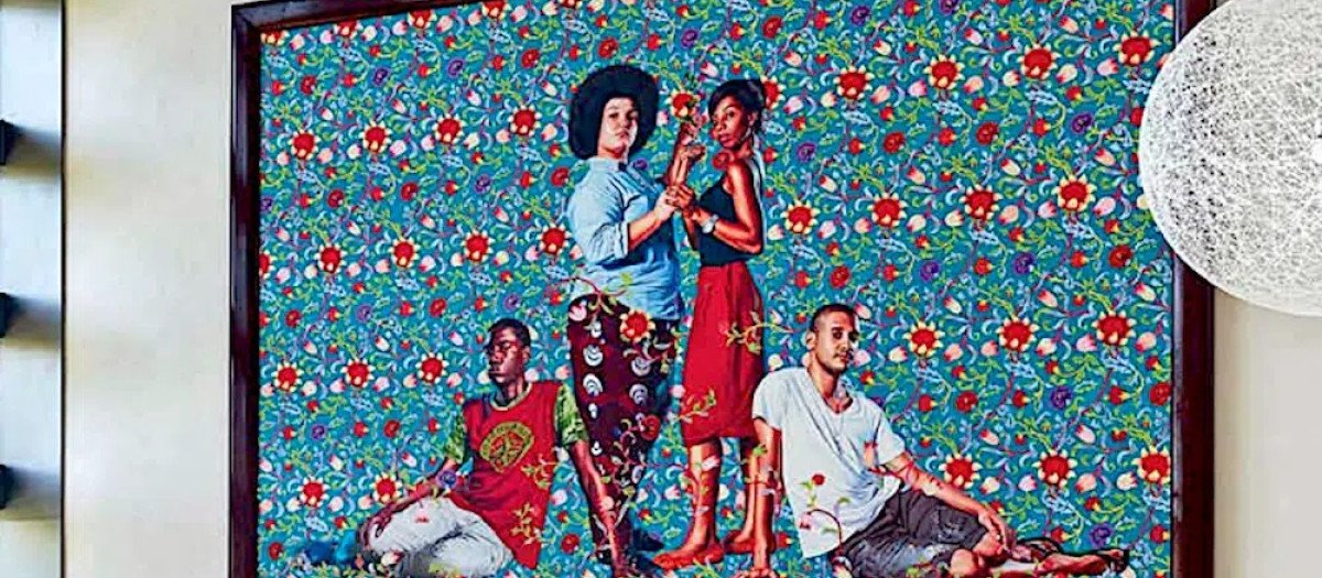 La pintura Kehinde Wiley en la embajada de EE.UU. ante la República Dominicana