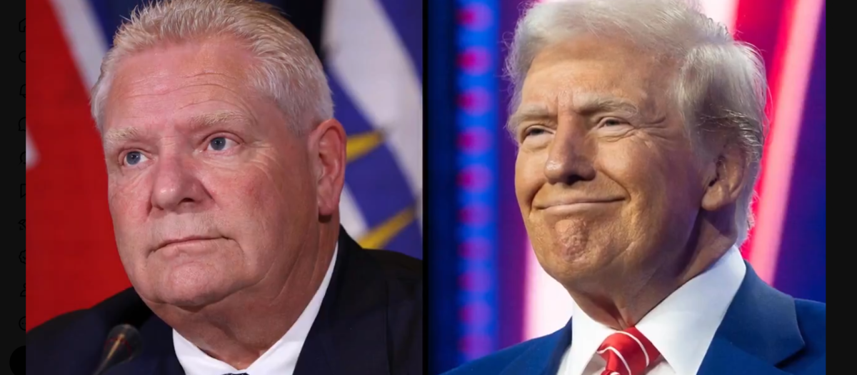 Doug Ford, jefe de Gobierno de Ontario y Donald Trump, presidente de EE.UU.