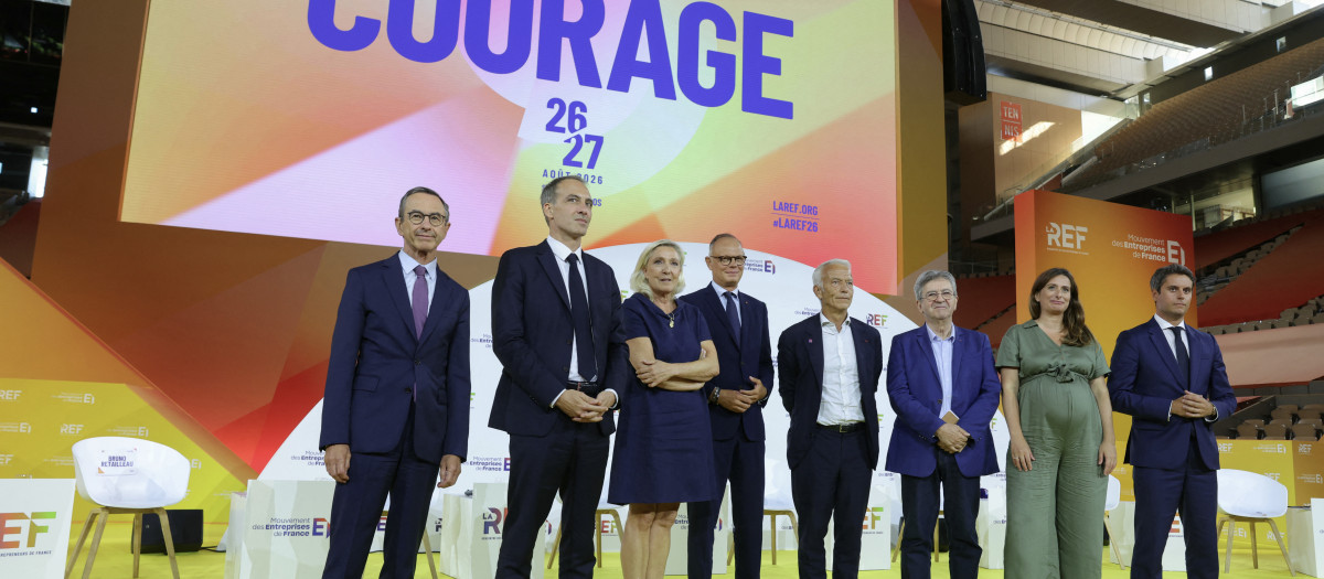 Aspirantes a la presidencia de Francia tras su primer debate