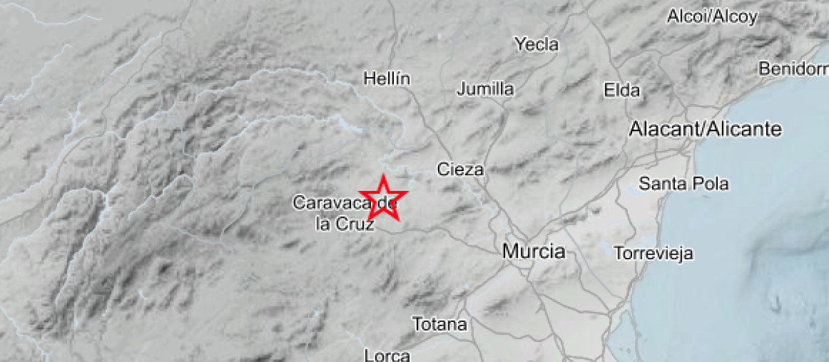 Terremoto en Cehegín, Murcia