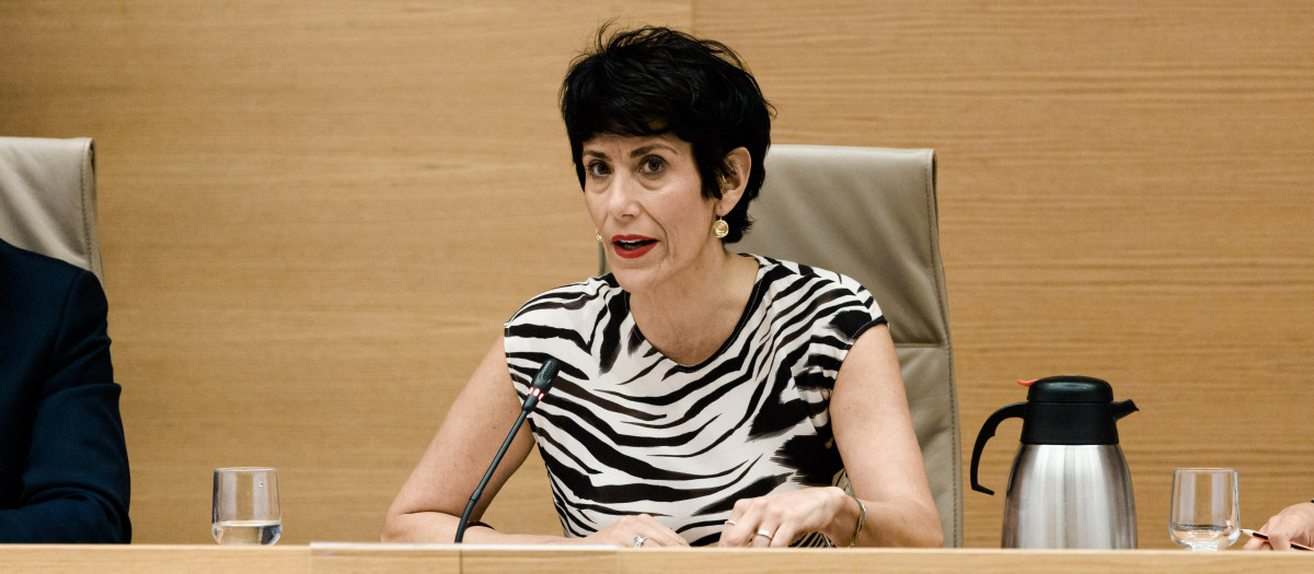 La ministra de Inclusión, Seguridad Social y Migraciones, Elma Saiz, durante una comparecencia ante la Comisión de Interior en el Congreso de los Diputados, a 28 de agosto de 2026, en Madrid (España). La intervención tiene como objeto informar sobre la gestión de sus competencias en relación con los hechos sucedidos en la Ciudad Autónoma de Ceuta el pasado 30 de julio y días posteriores.

Carlos Luján / Europa Press
28/8/2026