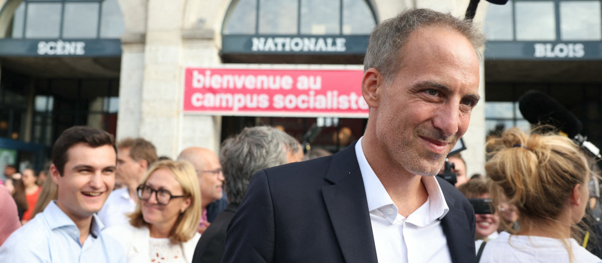 Raphael Glucksmann, líder de Place Publique y candidato a las elecciones presidenciales francesas de 202