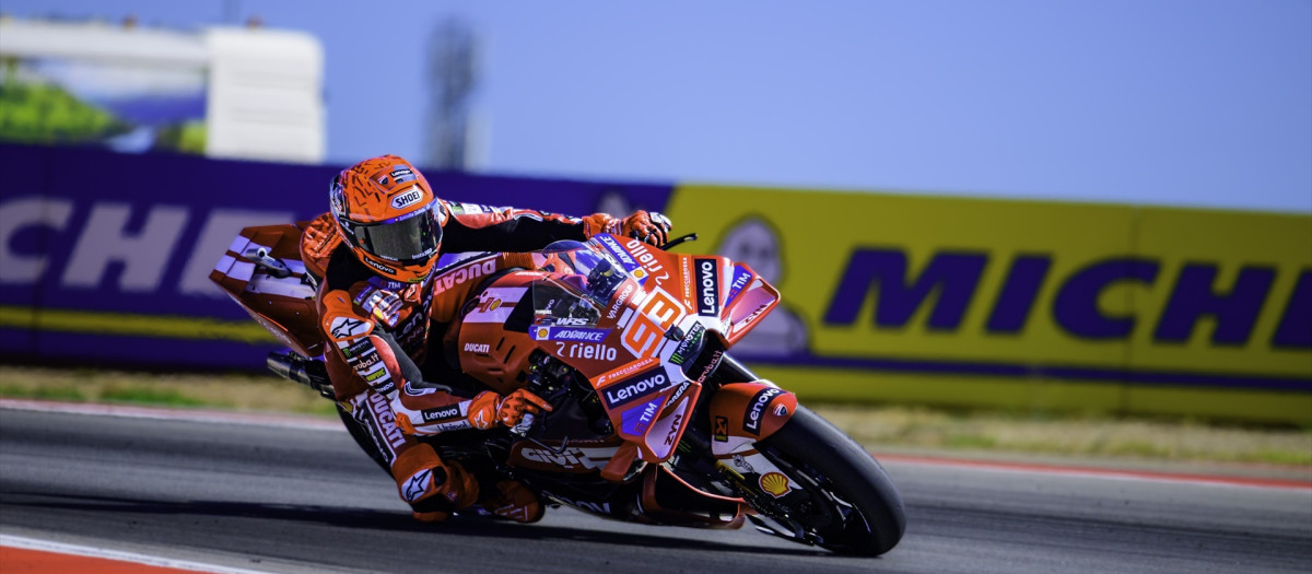 Marc Márquez, en Motorland